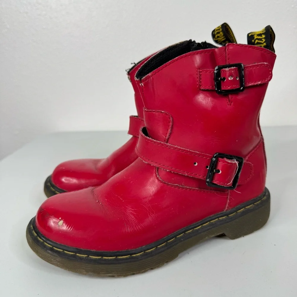 Dr.‎ Martens Red Boots Size 1
